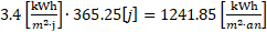 calc énergie annuelle